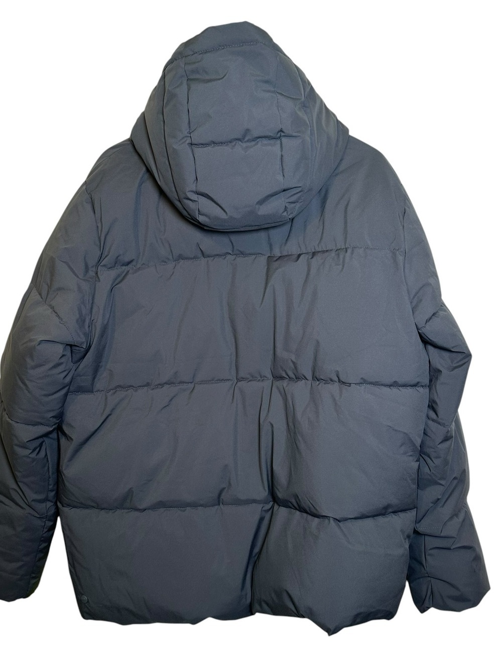 ALL IN MOTION Puffer Jacket Hoodie Men’s Large Zip Up Gray Wind Water Resistant - Picture 3 of 11
